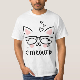 Min katt är söt MEOW T-Shirt