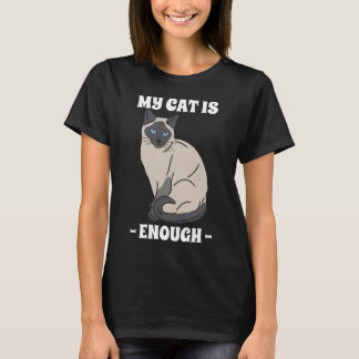 Min katt är tillräckligt - Introvert kattälskare T Shirt