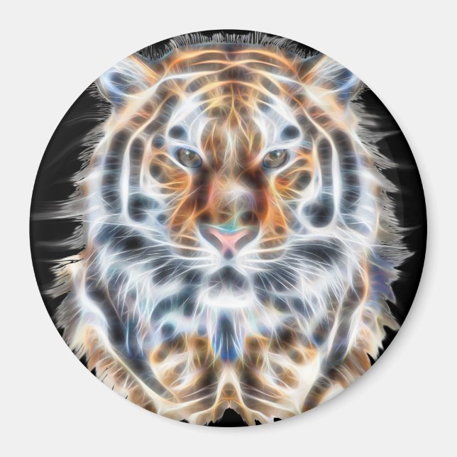 Min katt driver upp tigerenergi med fetstil magnet (Framsidan)