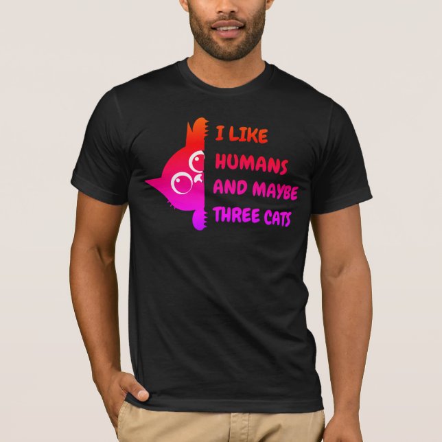 Min katt gillar baseboll  t shirt (Framsida)