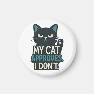 Min katt godkänner, jag gör det inte - en konstig magnet
