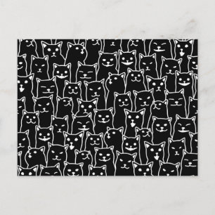 Min katt hade rätt om dig roliga katter mönster vykort