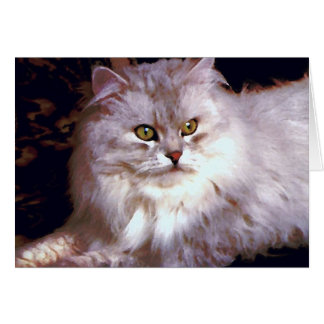 Min katt hälsningskort