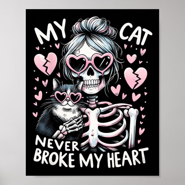 Min katt har aldrig krossat mitt hjärta Rolig skel Poster (Framsidan)