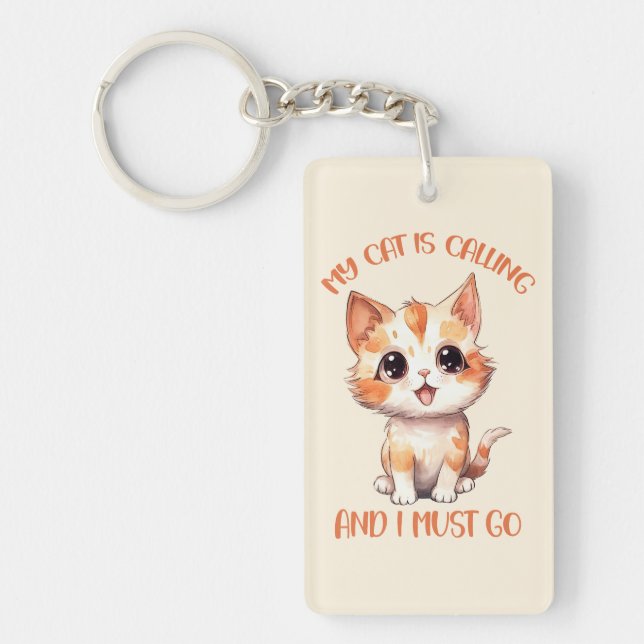 Min katt kallar på Cute Orange Cat (Framsidan)