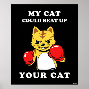 Min katt kan slå upp din katt poster
