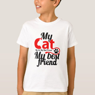 Min katt min bästa vän t-shirt