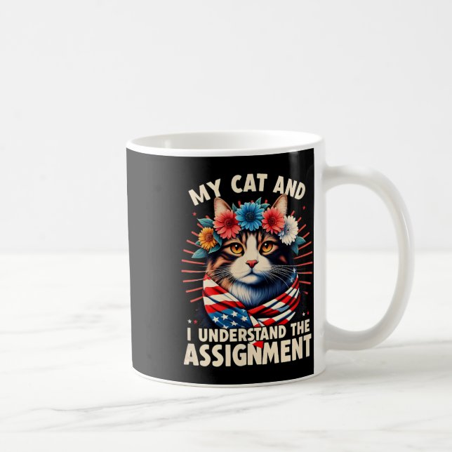 Min katt och jag förstår den bortglömda katten Dam Kaffemugg (Höger)