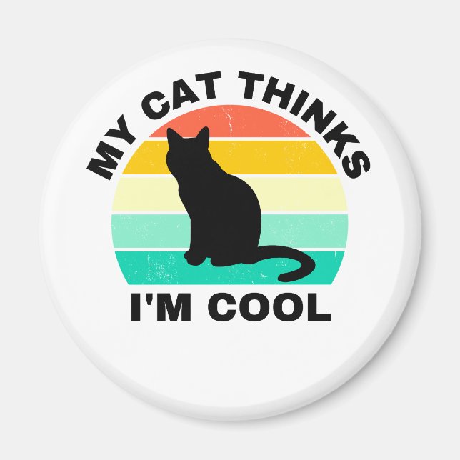 Min katt tänker att jag är Coola Magnet (Framsidan)
