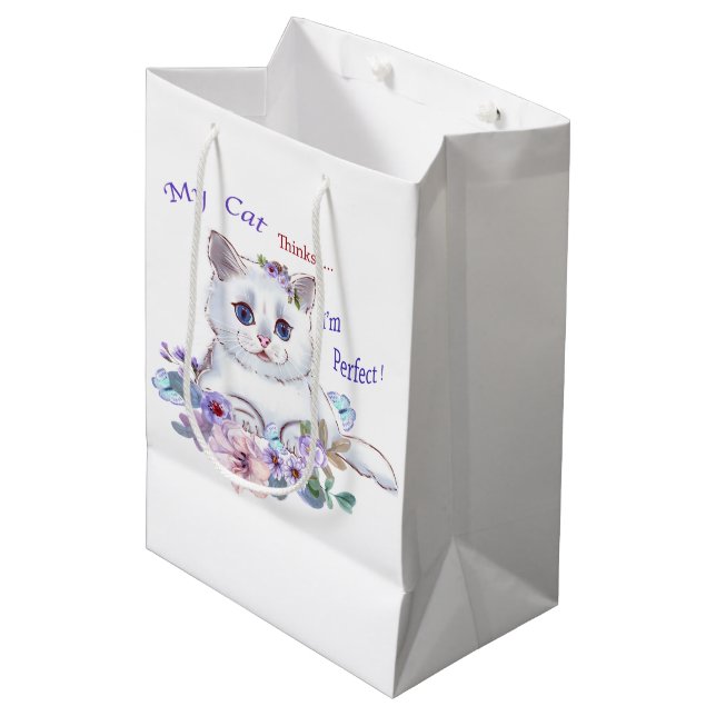 Min katt tror att jag är Perfekt Cat Illustration  (Framsidan Vinklad)