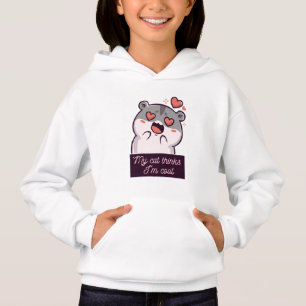 Min katt tycker jag är cool t shirt