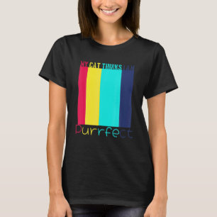 Min katt tycker jag är en underbart älsklig djur t shirt