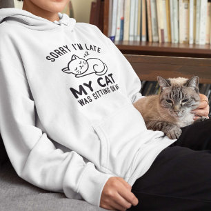 Min katt var Sitta på mig T Shirt