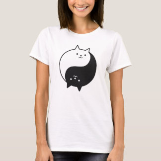 Min katt Yin och Yang T Shirt