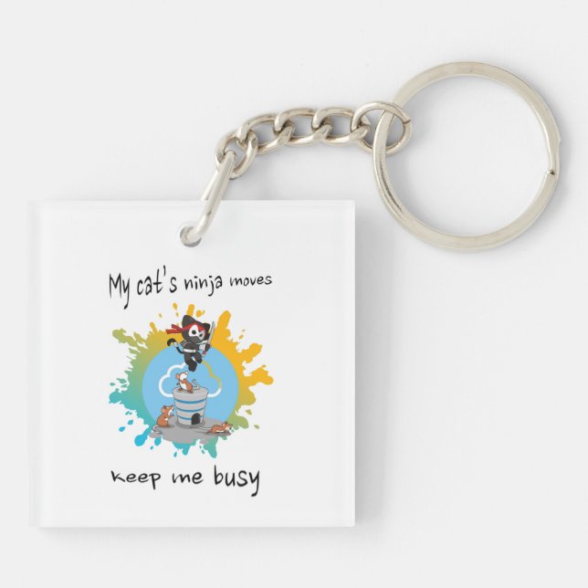 Min kattens ninja flyttar behållan mig upptagen at (Baksidan)