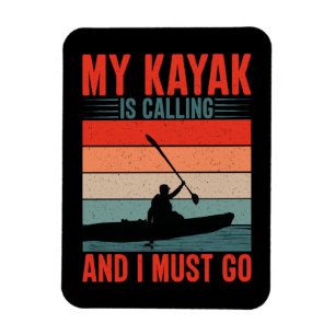 Min Kayak ringer och jag måste gå. Magnet