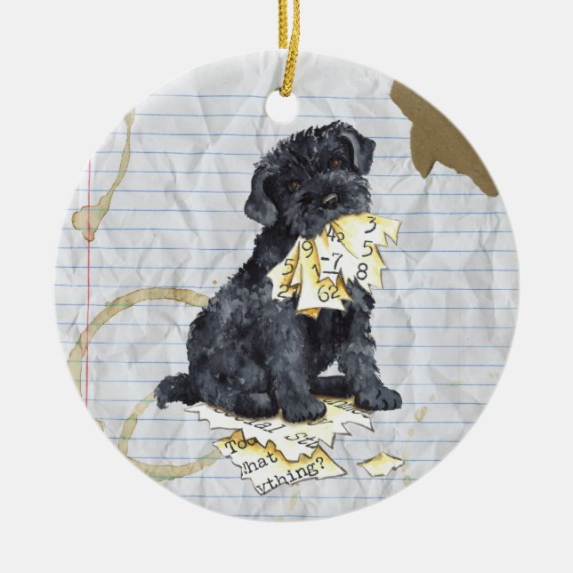 Min Kerry Ate Min lärlingsplan Julgransprydnad Keramik (Framsidan)