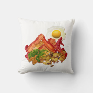 Min Ketchup Borta Squatchin för Bacon Breakfast Kudde