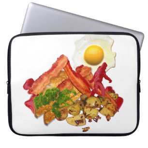 Min Ketchup Borta Squatchin för Bacon Mountain Laptop Fodral