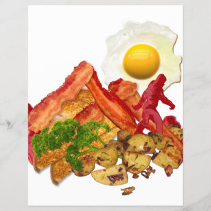 Min Ketchup Borta Squatchin for Bacon Reklamblad