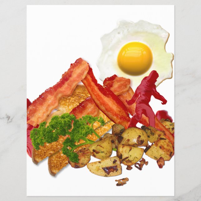 Min Ketchup Borta Squatchin for Bacon Reklamblad (Framsidan)