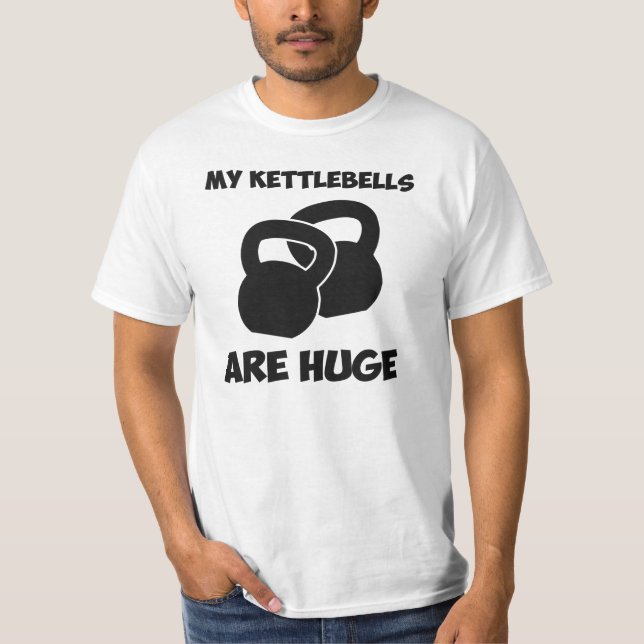Min Kettlebells är den enorma genomköraren T-shirt (Framsida)