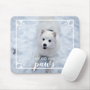 Min Kid har Tass Pet-Hund fotomusmatad Musmatta
