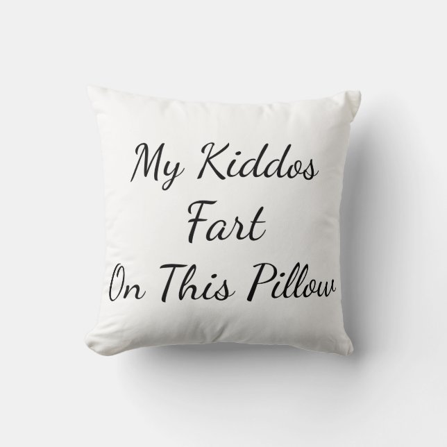 "Min Kiddos Fart på den här pilen" Dekorativ kudde (Framsida)