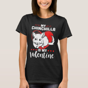 Min kinchilla är mitt hjärtans hjärta t shirt