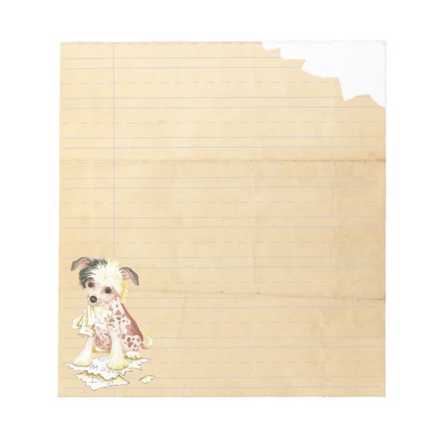 Min kinesiska bestred Ate Min hemläxa Anteckningsblock (Framsida)