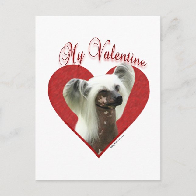 Min kinesiska kränkta Valentine Vykort (Framsida)