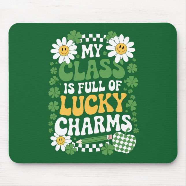 Min klass är full av Lucky Charms St. Patrick's Da Musmatta (Framsidan)