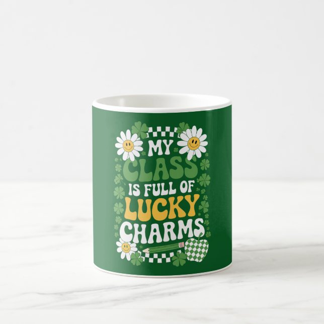 Min klass är full av Lucky Charms St Patrick's Day Kaffemugg (Center)