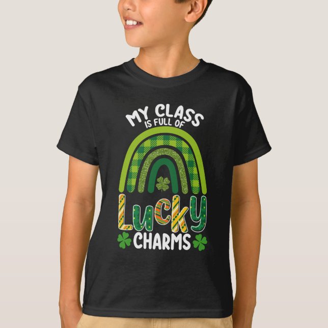 Min klass är Fullt av Lucky Charms St patrick's da T Shirt (Framsida)