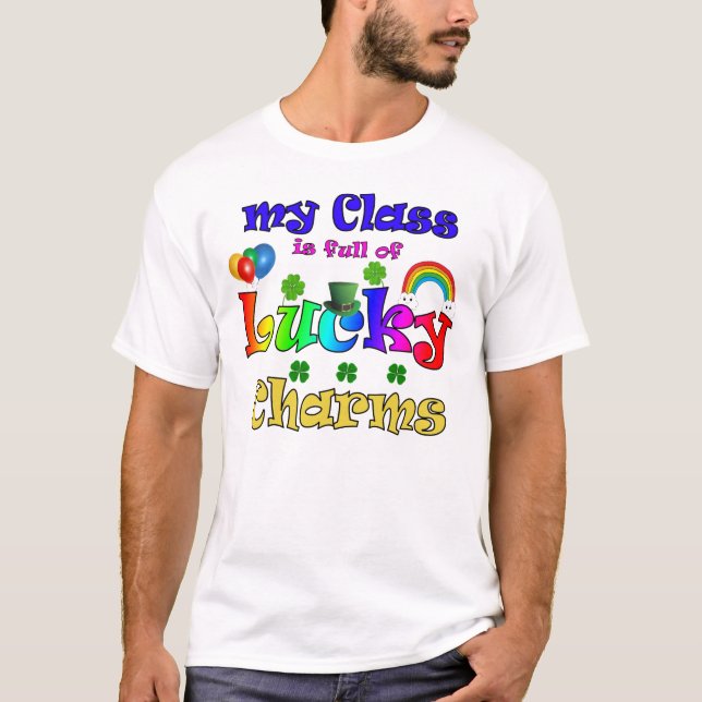Min klass är Fullt av Lucky Charms T Shirt (Framsida)