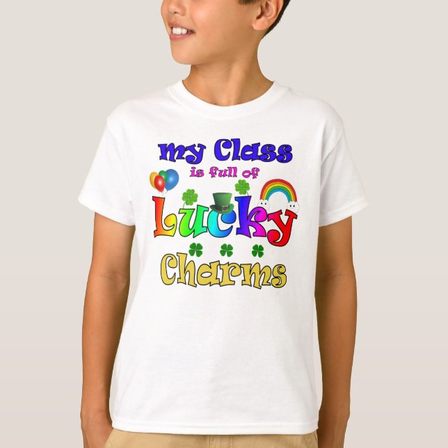 Min klass är Fullt av Lucky Charms T Shirt (Framsida)