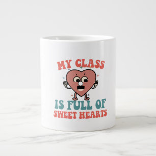 Min klass är Fullt av söthjärtslag. Jumbo Mugg