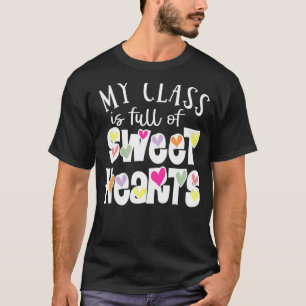 Min klass är Fullt av svenskar Lärare Valentine." T Shirt