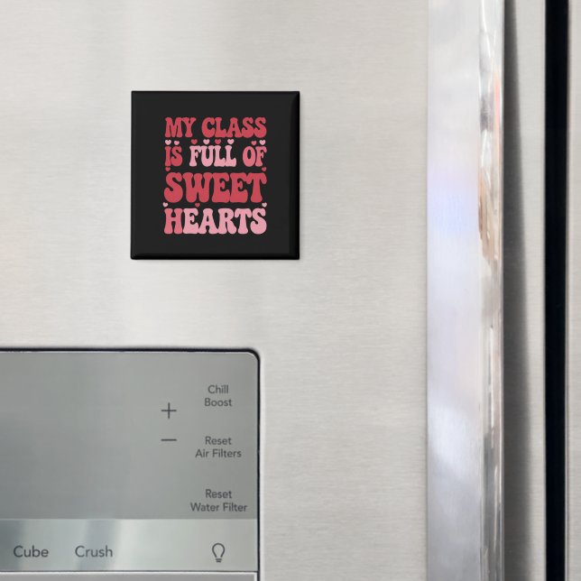 Min klass är Fullt av Sweethearts Valentine Day Magnet (In Situ (Fridge))