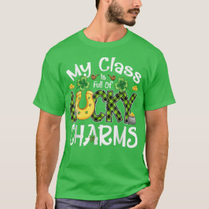 Min klass är Fullt till Lucky Charms Teacher St Pa T Shirt