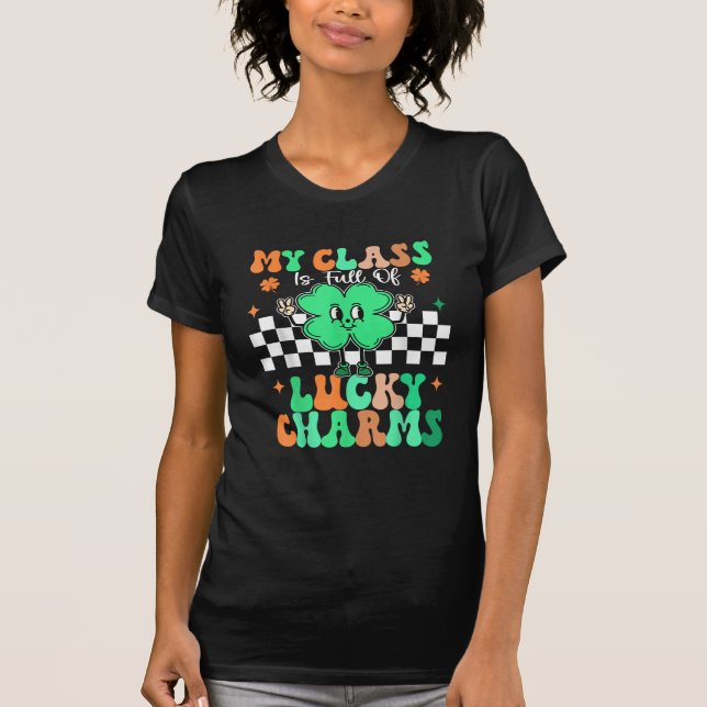 Min klass Fullt av Lucky Charms St patricks day T Shirt (Framsida)