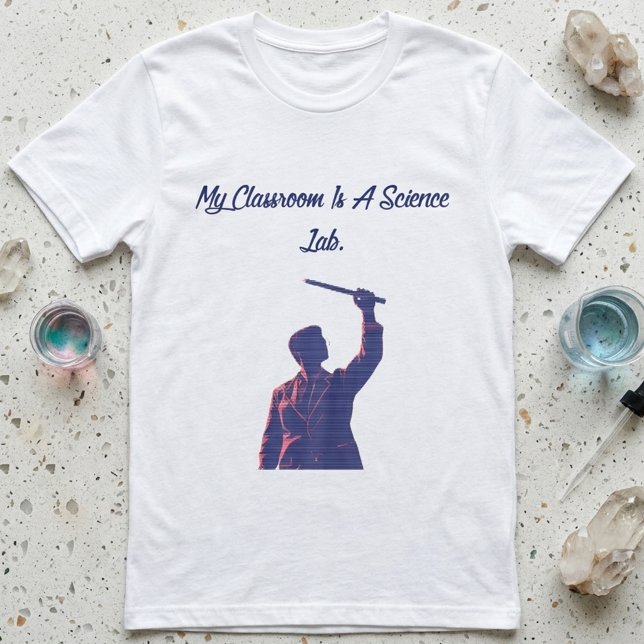 Min klassrum är en vetenskapslaboratorielärardesig t shirt (Skapare uppladdad)