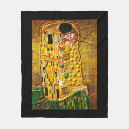 Min Klimt Serie: Kyssen Fleecefilt