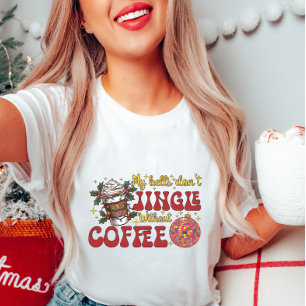 Min Klockor ska inte åka utan kaffe T-Shirt