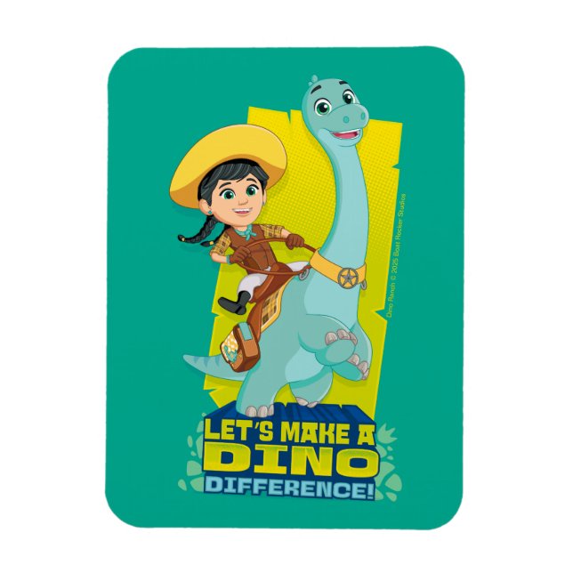 Min & Klöver | Skapar en Dino-differens Magnet (Vertikal)