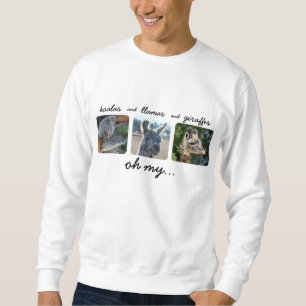 min koalas & llamas & giraff Oh! Lång Ärmad Tröja