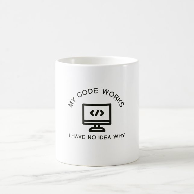 Min kod fungerar! Jag vet inte varför Kaffemugg (Center)