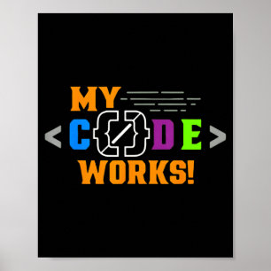 Min kod fungerar roligt programmerare kodar mjukva poster