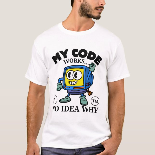 Min kod fungerar t shirt (Framsida)