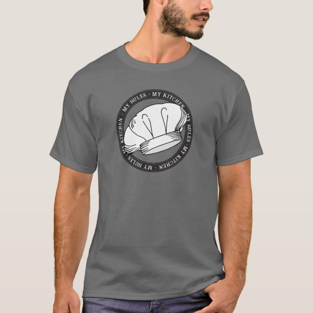 Min kökssofot min Regler Ote Chef Hat Restaurant T Shirt (Framsida)